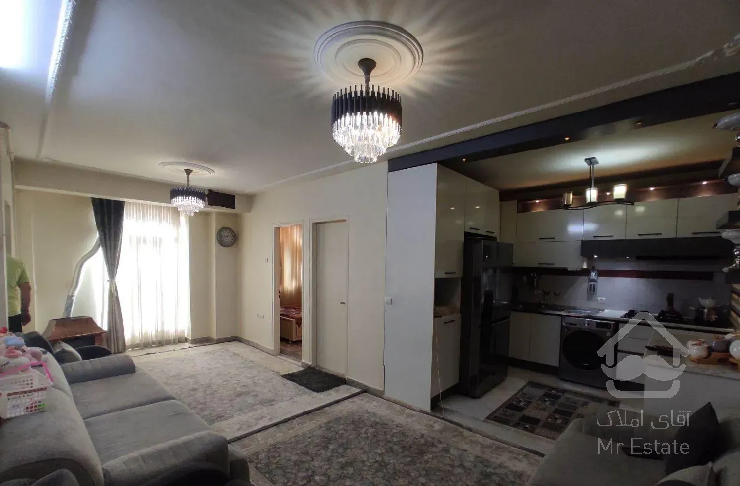 ۶۰متر/بر آبشار/بازسازی/نور عالی/دوخواب