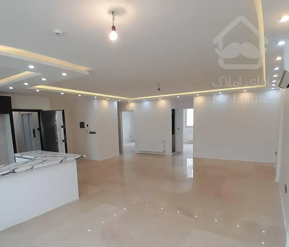 آپارتمان ۱۲۵ متری نوساز کلید نخورده با سند تک برگ