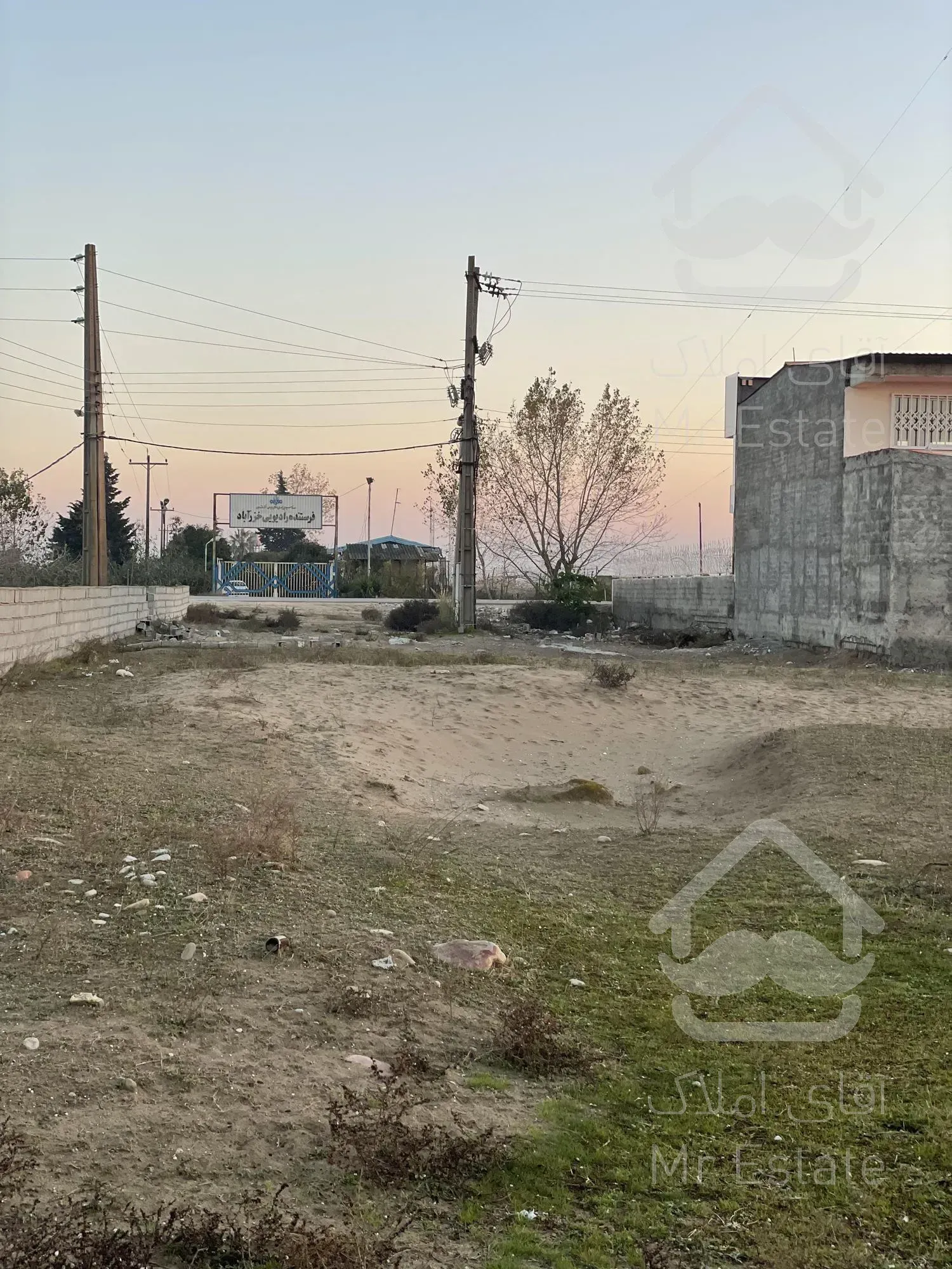 زمین۱۵۷متری دریا جاده پلاژ ساری