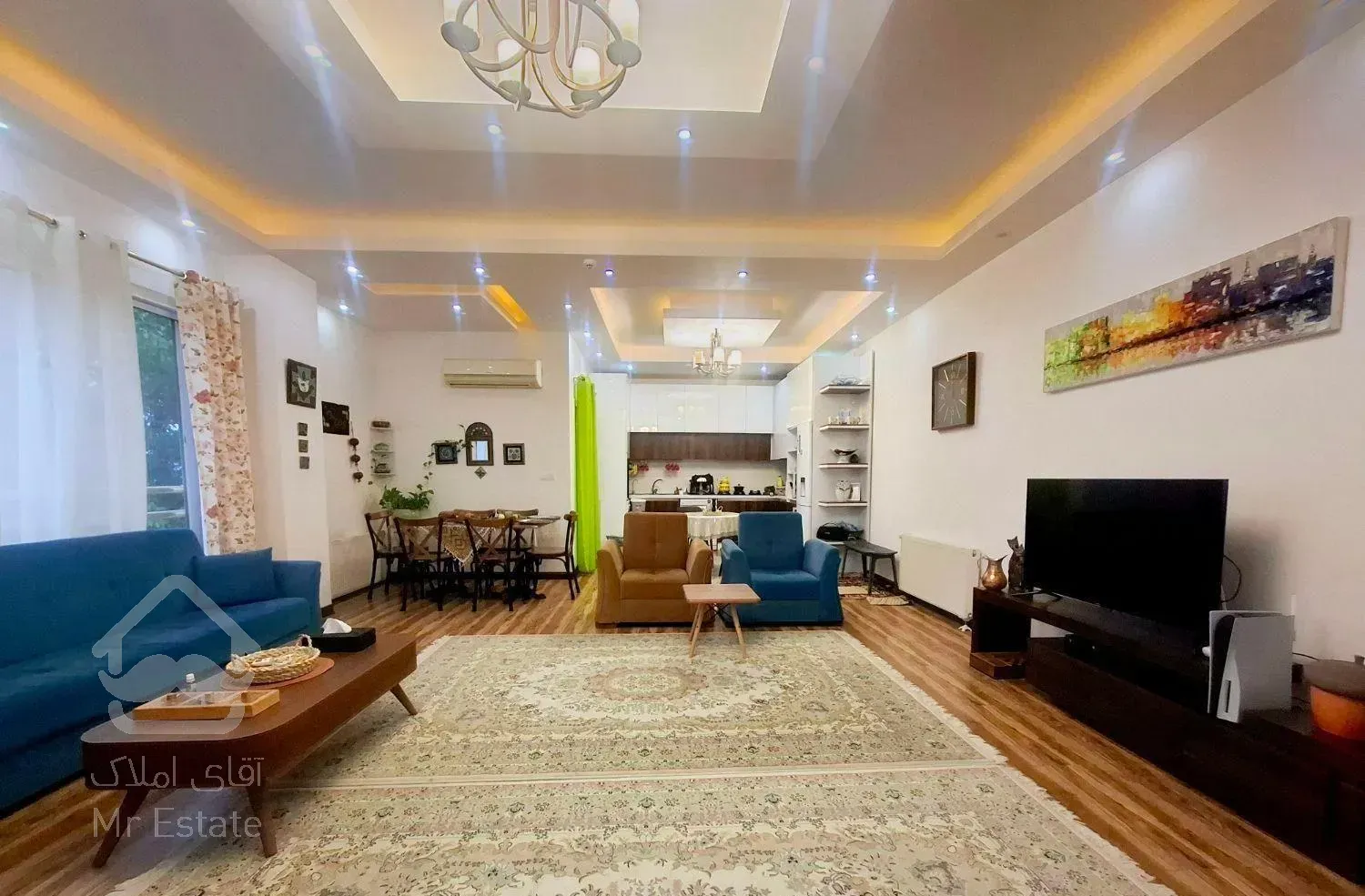 آپارتمان۱۲۵ متر ۳ خواب ویو جنگل در بلوار طالقانی