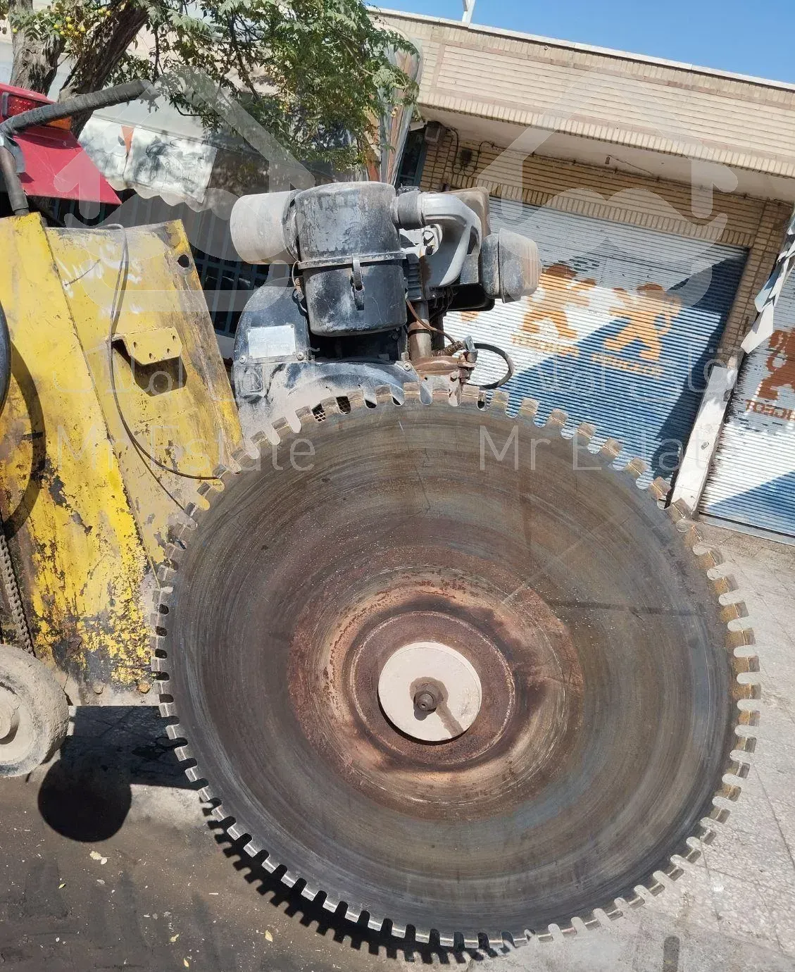 کاتر زدن آسفالت و برش بتن تا عمق40 سانت