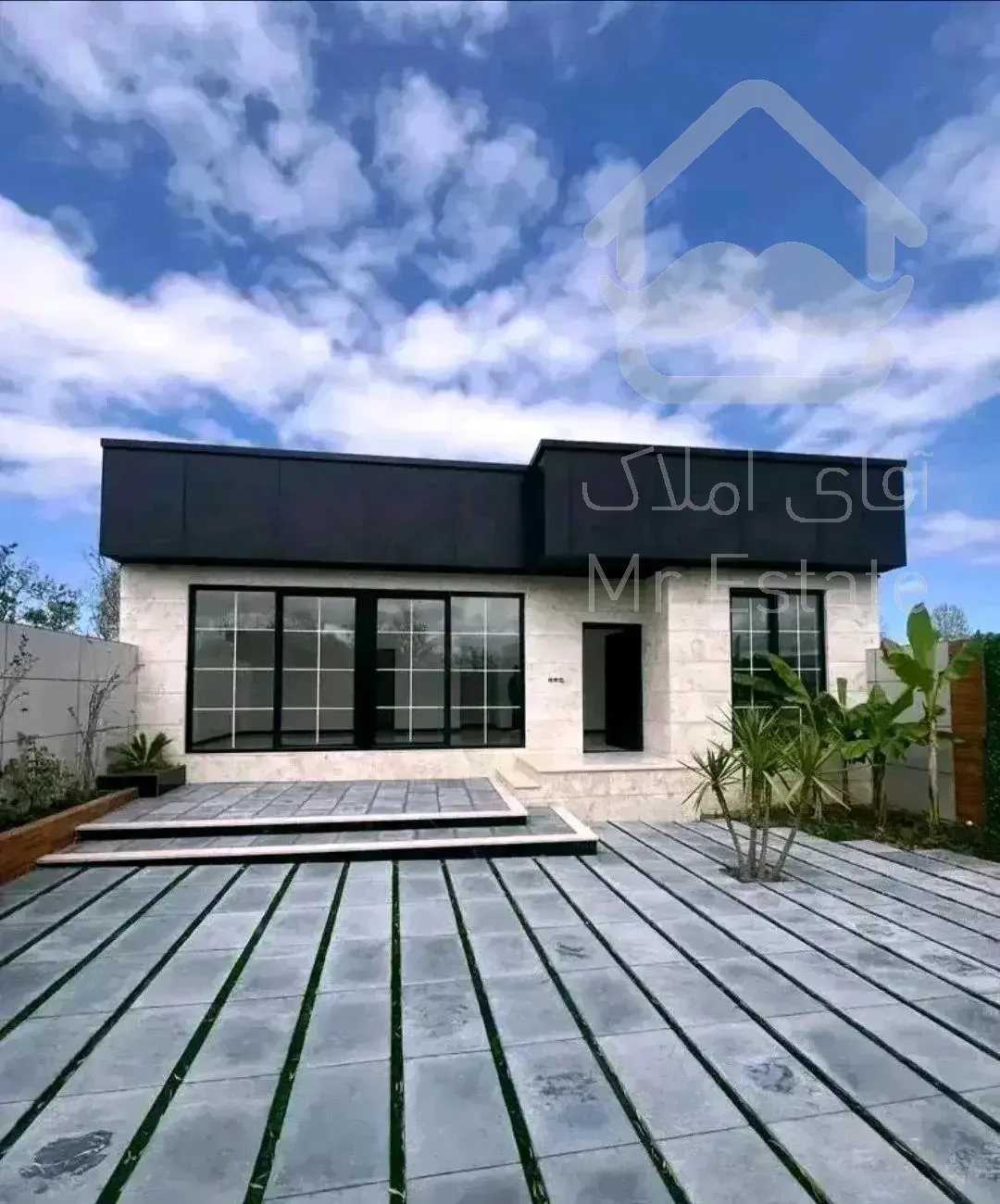 ویلا فروشی/مدرن و سنگ/کناف سقف/100بنا