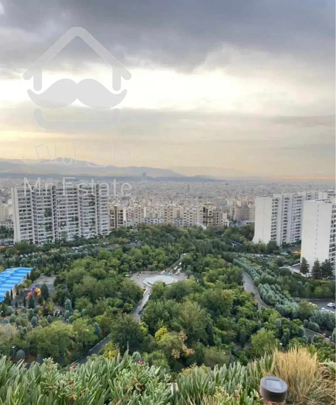 اجاره/۱۵۵ متر/۳ خواب/تراس+دید ابدی شهرک امید