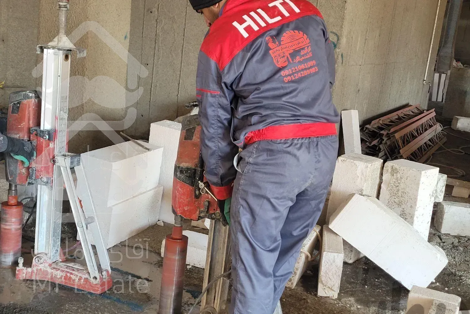 کرگیری-برش بتن-سیمبرش/کاشت میلگرد/کاتر بتن