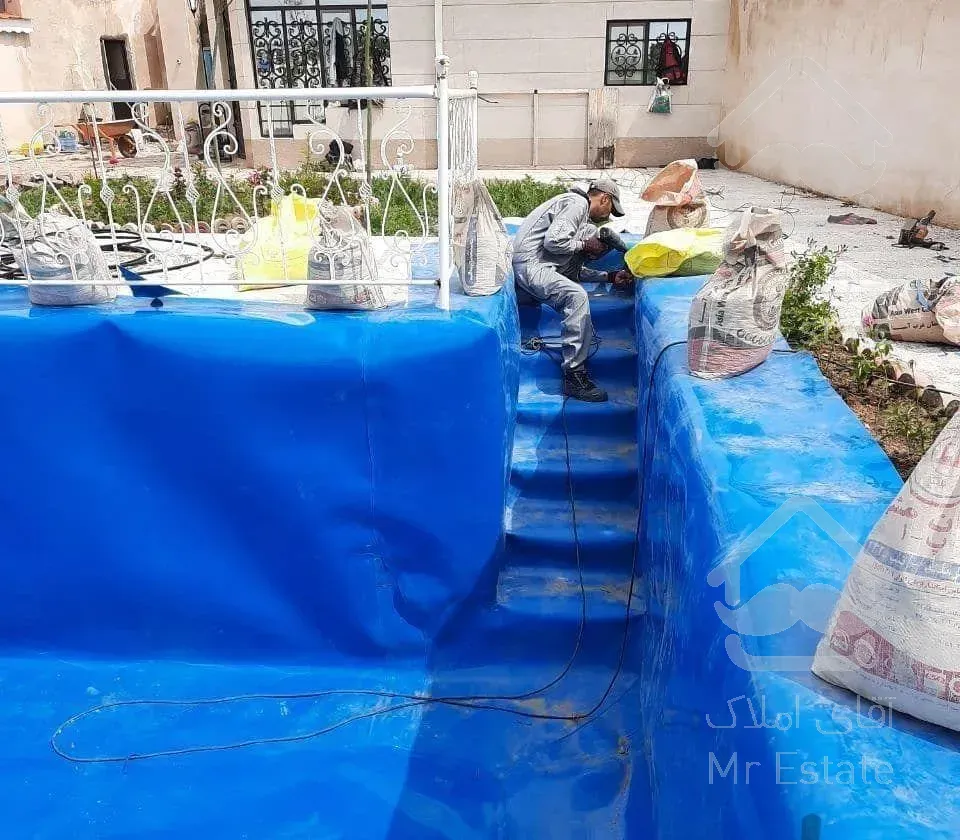 ساخت استخر پرورش ماهی باورق ژئوممبران در ایلام