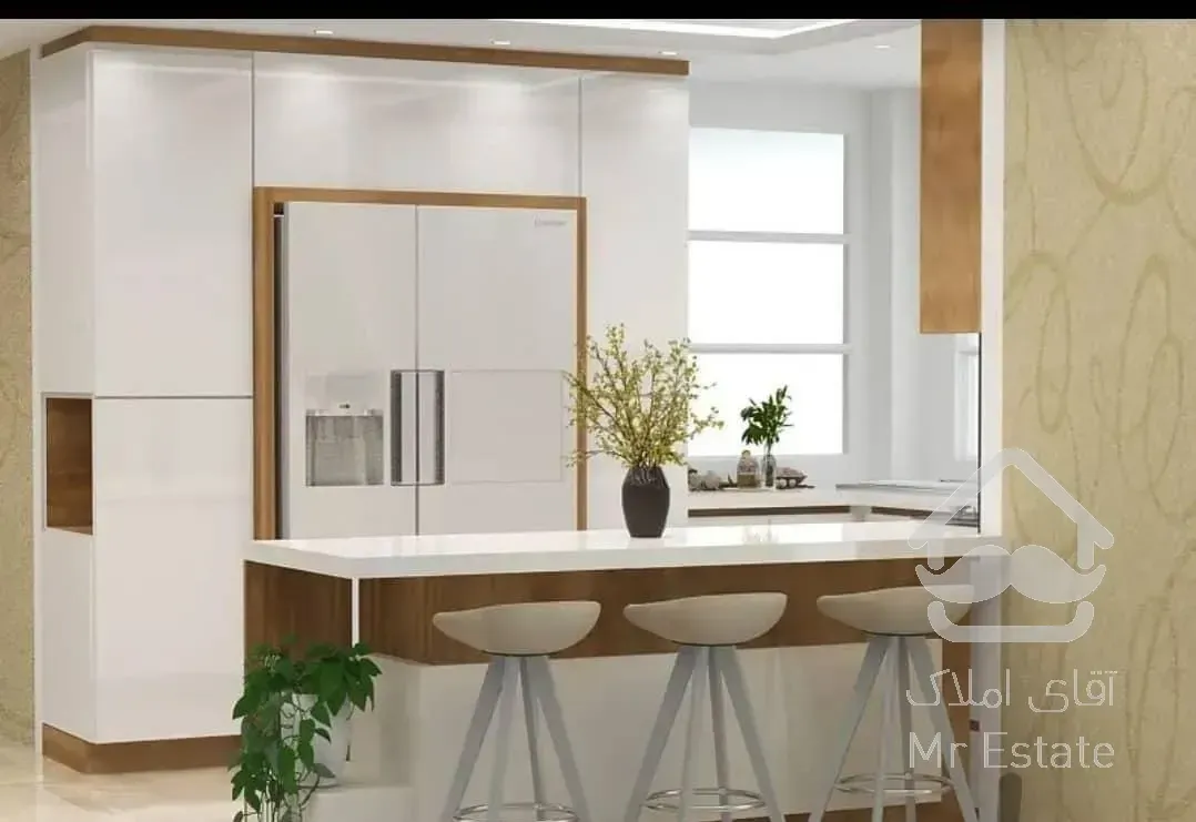 کاغذ دیواری  پارکت لمینت تی وی وال