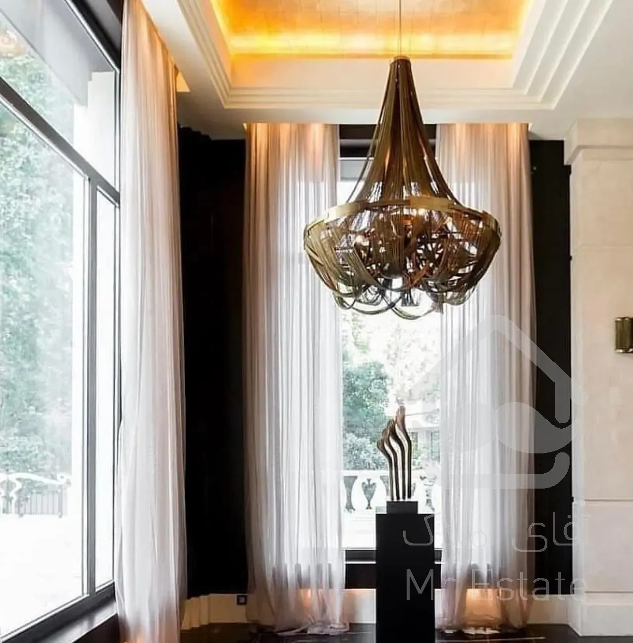 برج باغ 190 متر نیاوران ( عمار ) تراس ویو باغ