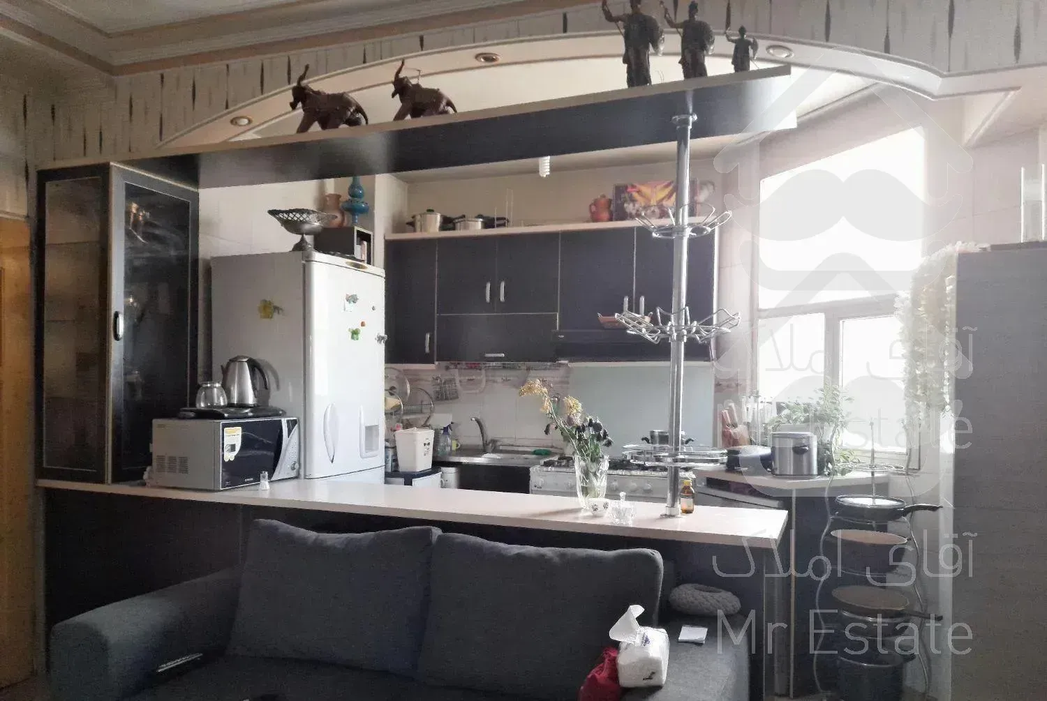 ۷۵مترشمال تهرانپارس۱۳ساله ط۵آفتابگیر۲کله فول بالکن