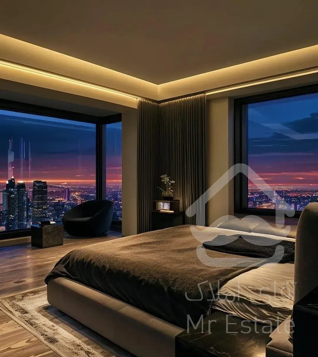 فروش دوخوابه 105 نوبنیاد3/کامل رو به نما