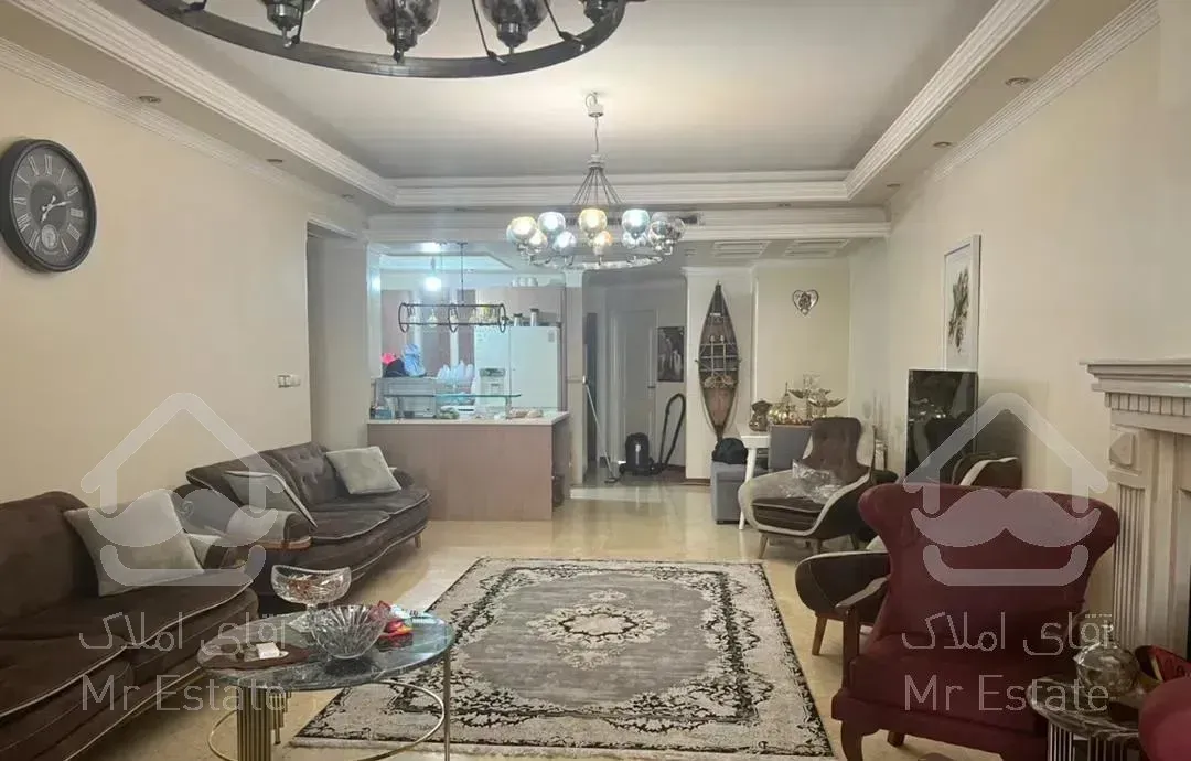 آپارتمان۱۲۰متری۲خوابه با ۲پارکینگ سندی