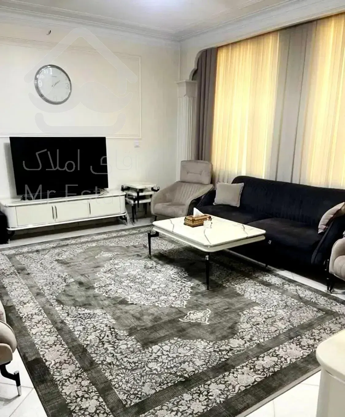 یکخواب/طبقه اول/سالن پرده خور/فول بازسازی/قائمیه