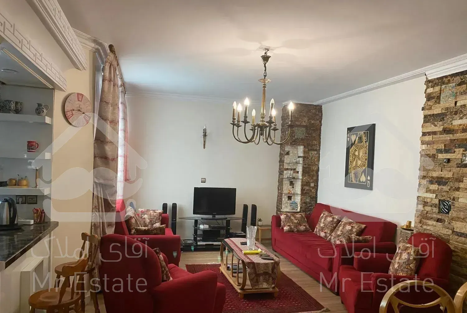 ۹۰متر مبله با لوازم کامل میدان کاج حتی مجرد