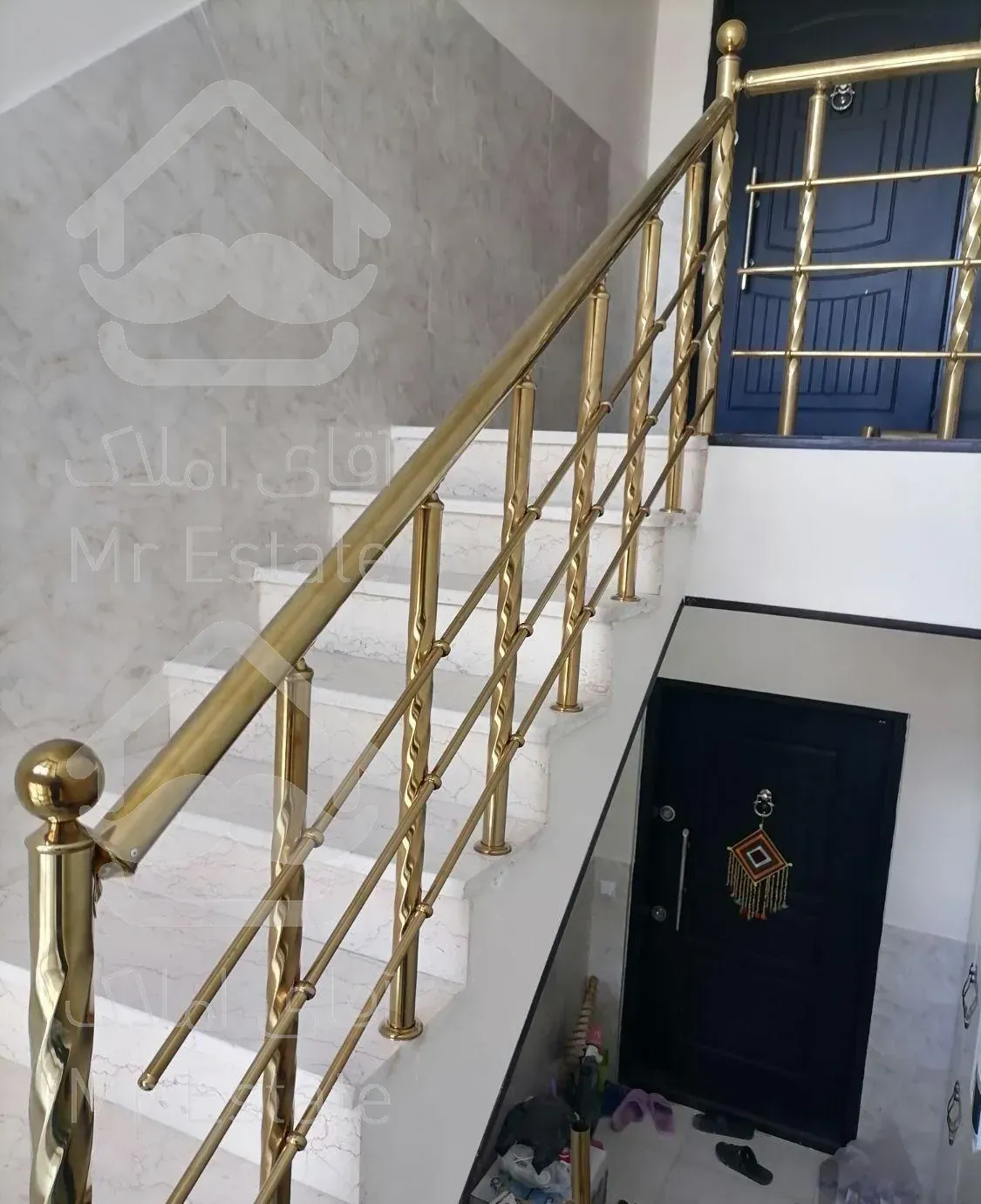 نرده و حفاظ استیل آلومینیومی چوبی شیشه‌ای پلیمری