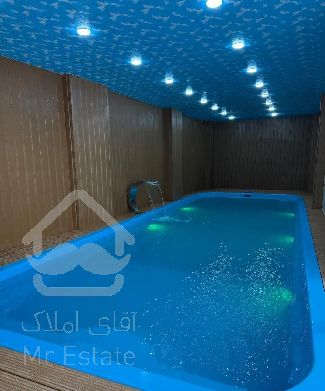 ویلا ۴خوابه با استخر سرپوشیده مبله رشت سنگر