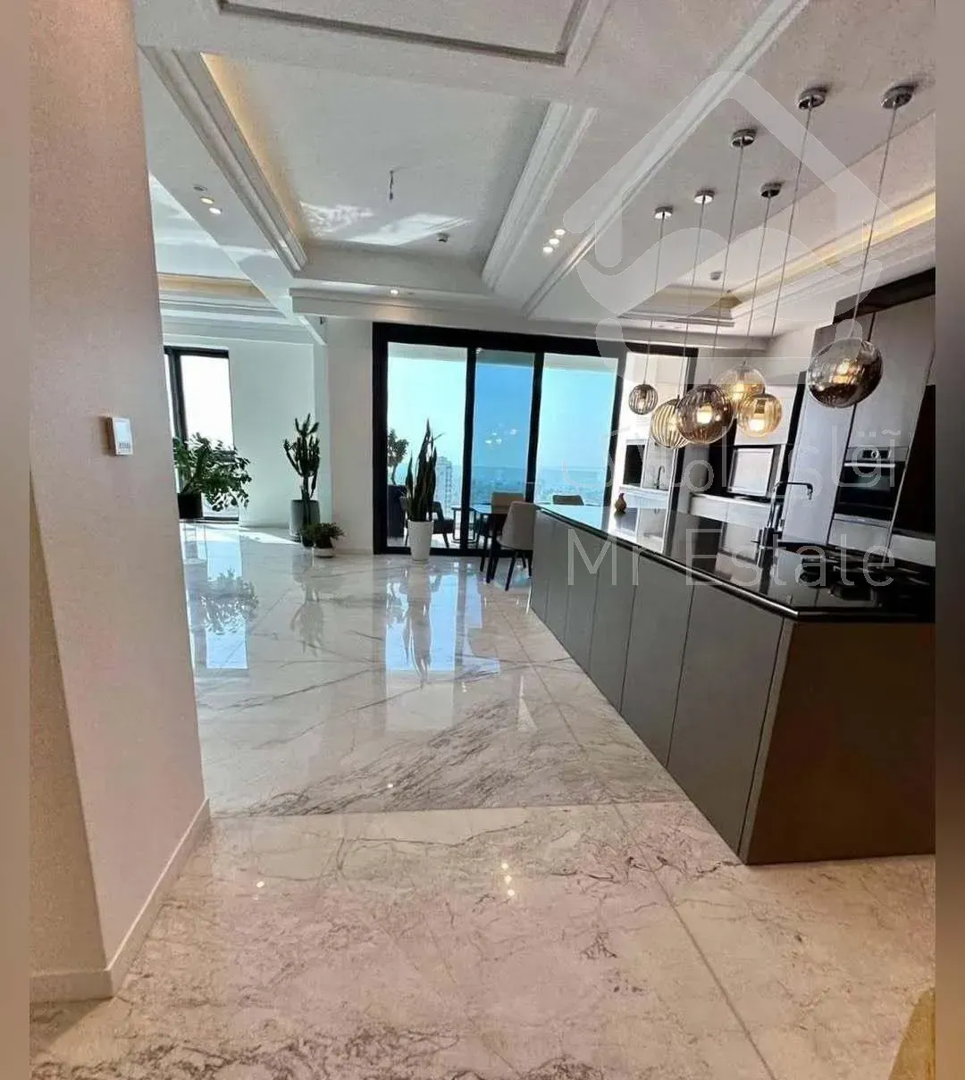 هنرستان * ۱۷۵ متر نوساز مدرن تراس قابل چیدمان