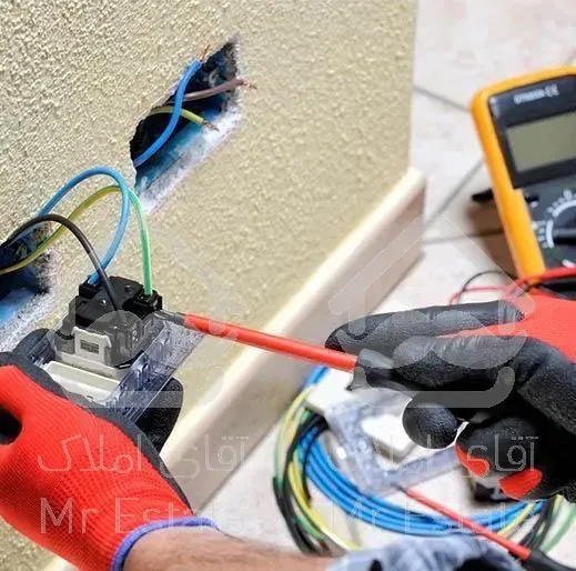 برقکار نصاب دوربین نورپردازی  سیمکشی