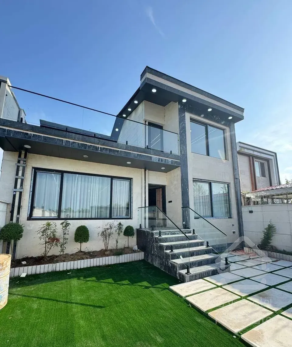 دوبلکس نما مدرن با ویوو ابدی شالیزار /زیباکنار