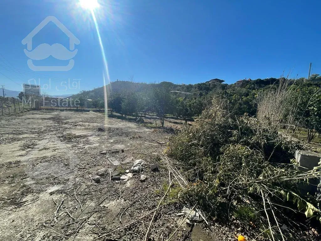 زمین باغ به متراژ۱۲۳۸متر بسیار خوش منظره