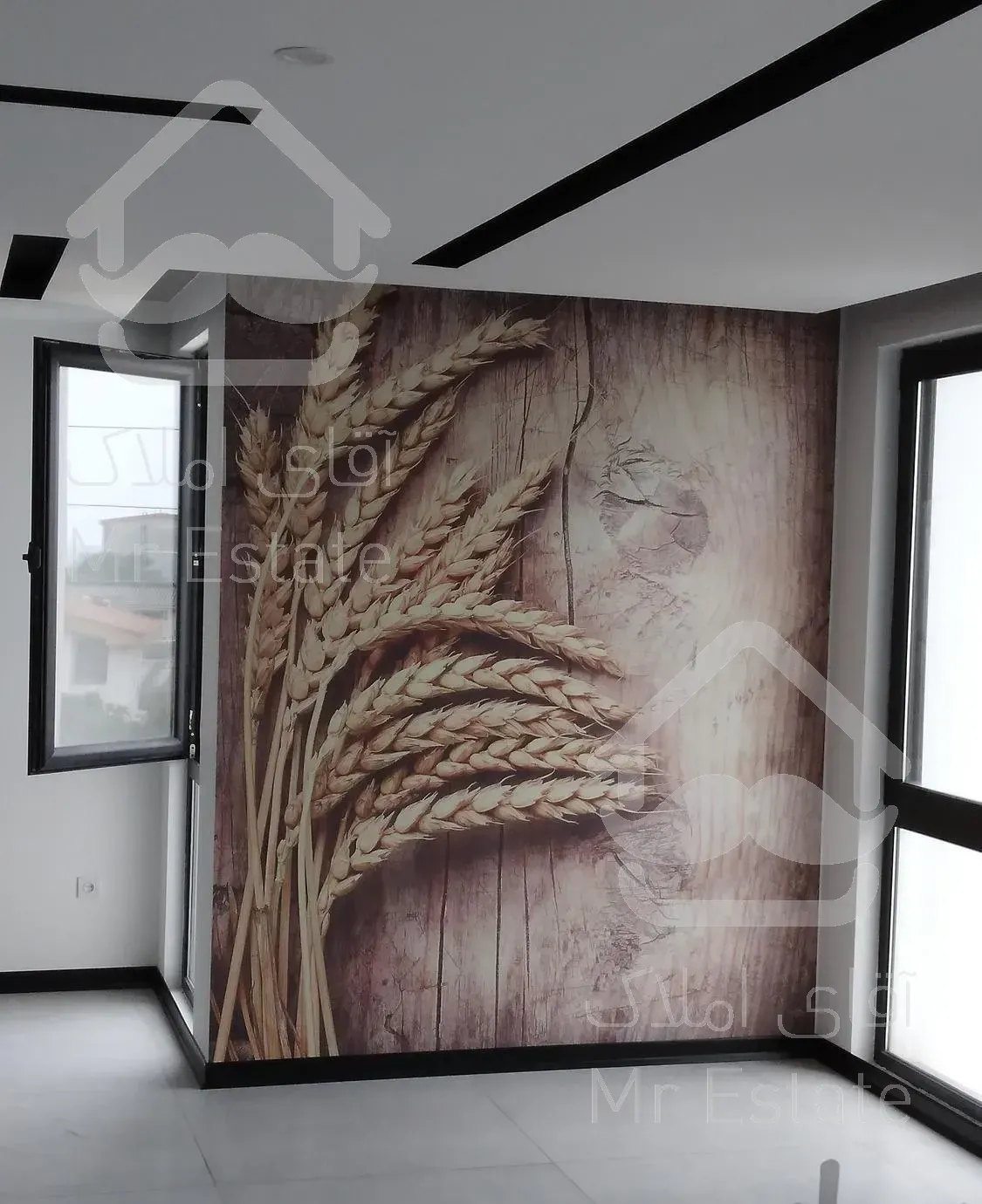 کاغذدیواری الیاف بلکا پتینه نقاشی ساختمان