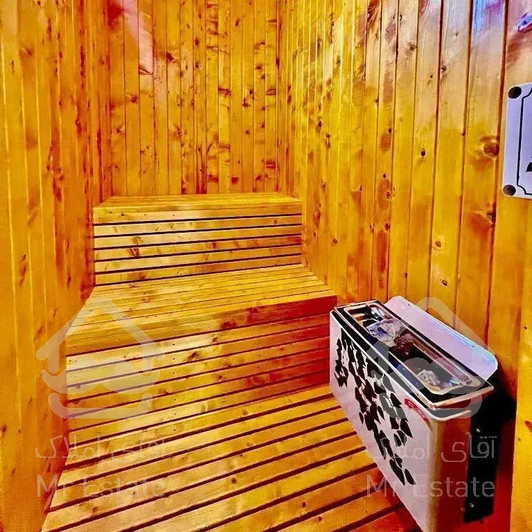 ویلا جنگلی تریبلکس نما مدرن استخر دار روف گاردن