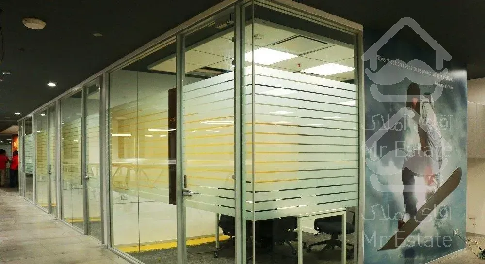 پارتیشن شیشه ای هندریل شیشه سکوریت هوشمند