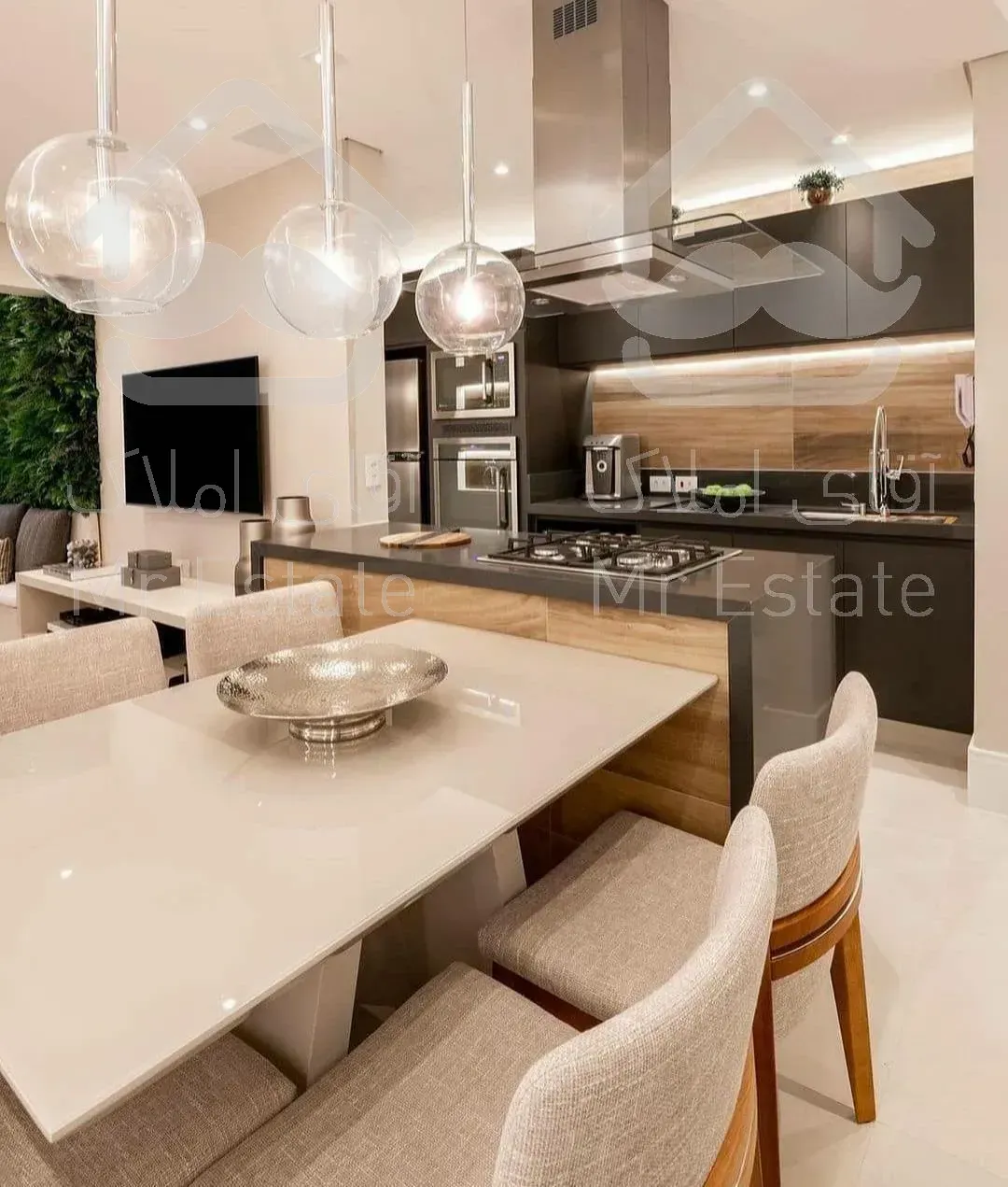 ساختمان لوکس نشین 202متری/مشاعات آبی/سازه حاج رحیم قربانی