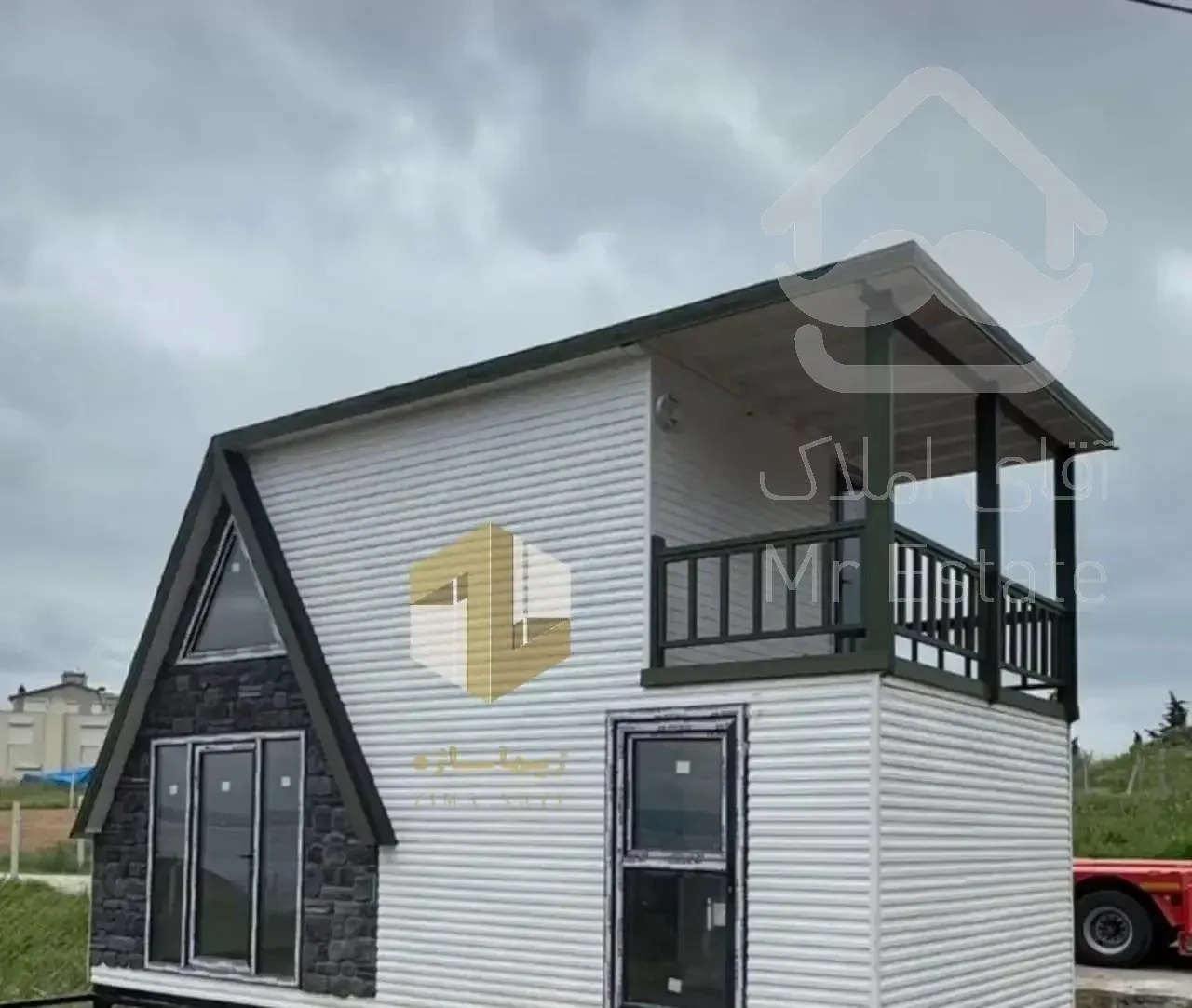 کلبه بتنی پیش ساخته عایق