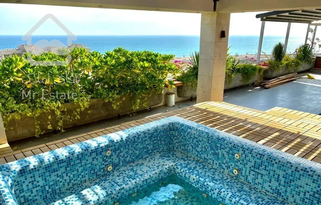 پنت هاوس مدرن کد ۲۱۰/دید دریا/تراس بزرگ با جکوزی