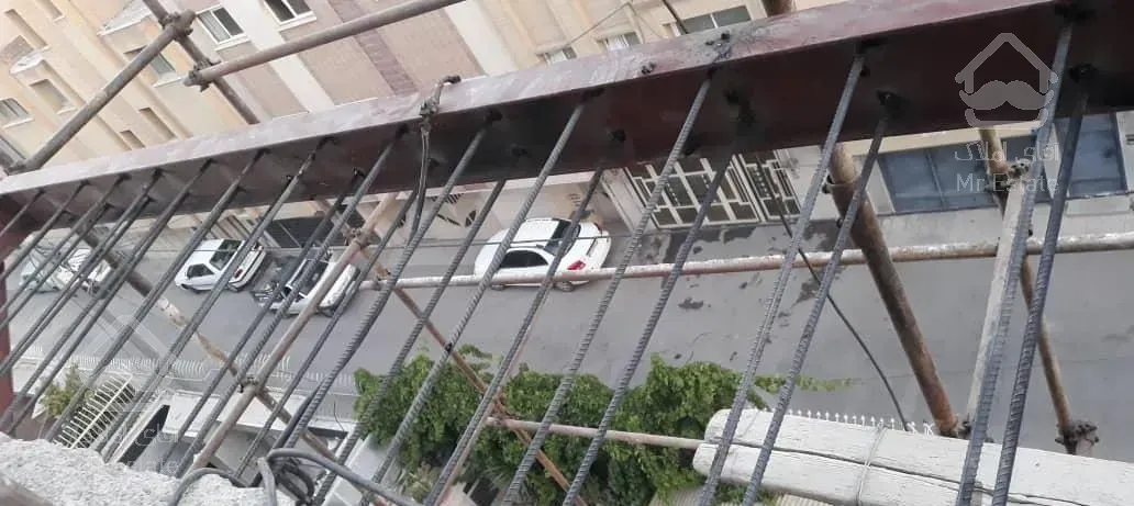 کاشت میلگرد شاسی اسانسور اجرای تراس سرامیک ومگر