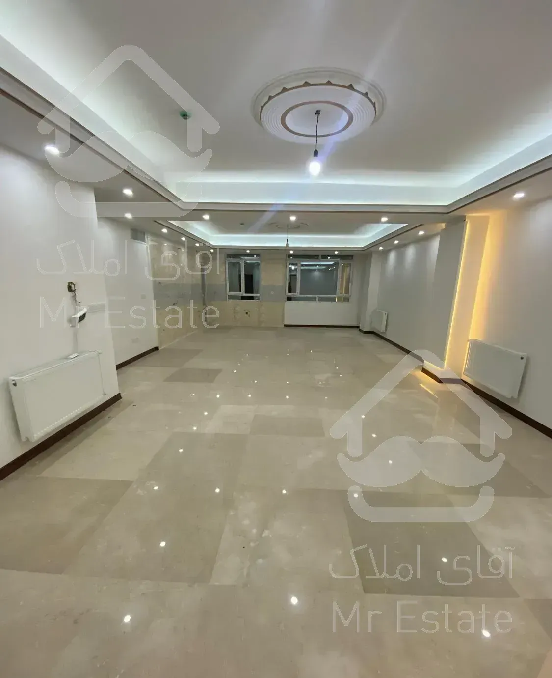 آپارتمان۱۲۰متری/۳خواب/بدون پرتی/سالن پرده خور