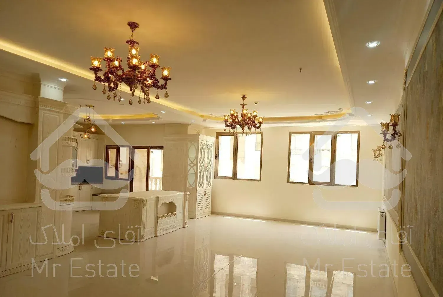 امامت ۹ واحد ۱۶۰ متر* فول صفر وان لوستر نصب