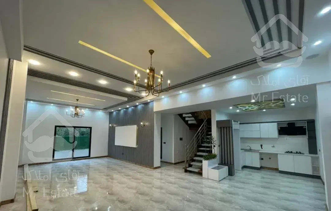 ویلا نیم پیلوت نما مدرن استخر جکوزی