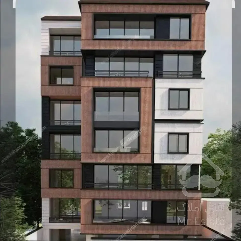 آپارتمان۱۰۴متر دوخوابه فول نوساز خوش نقشه