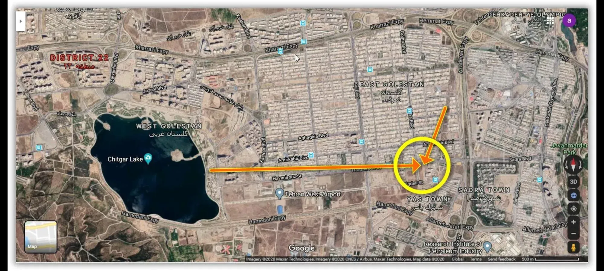 پروژه پاسارگاد ۲ منطقه ۲۲