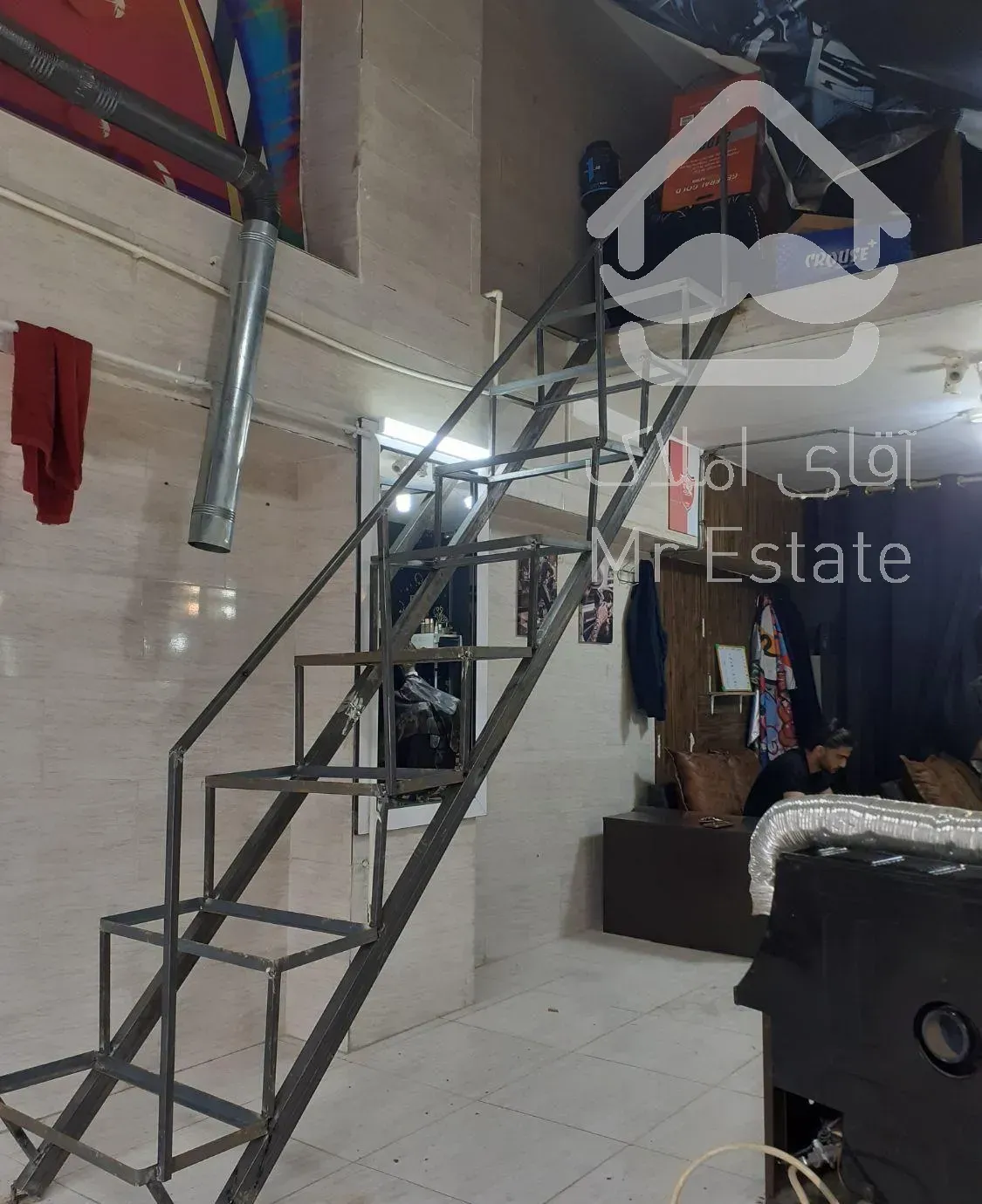 جوشکاری و انجام تیرچه و فوم سقف