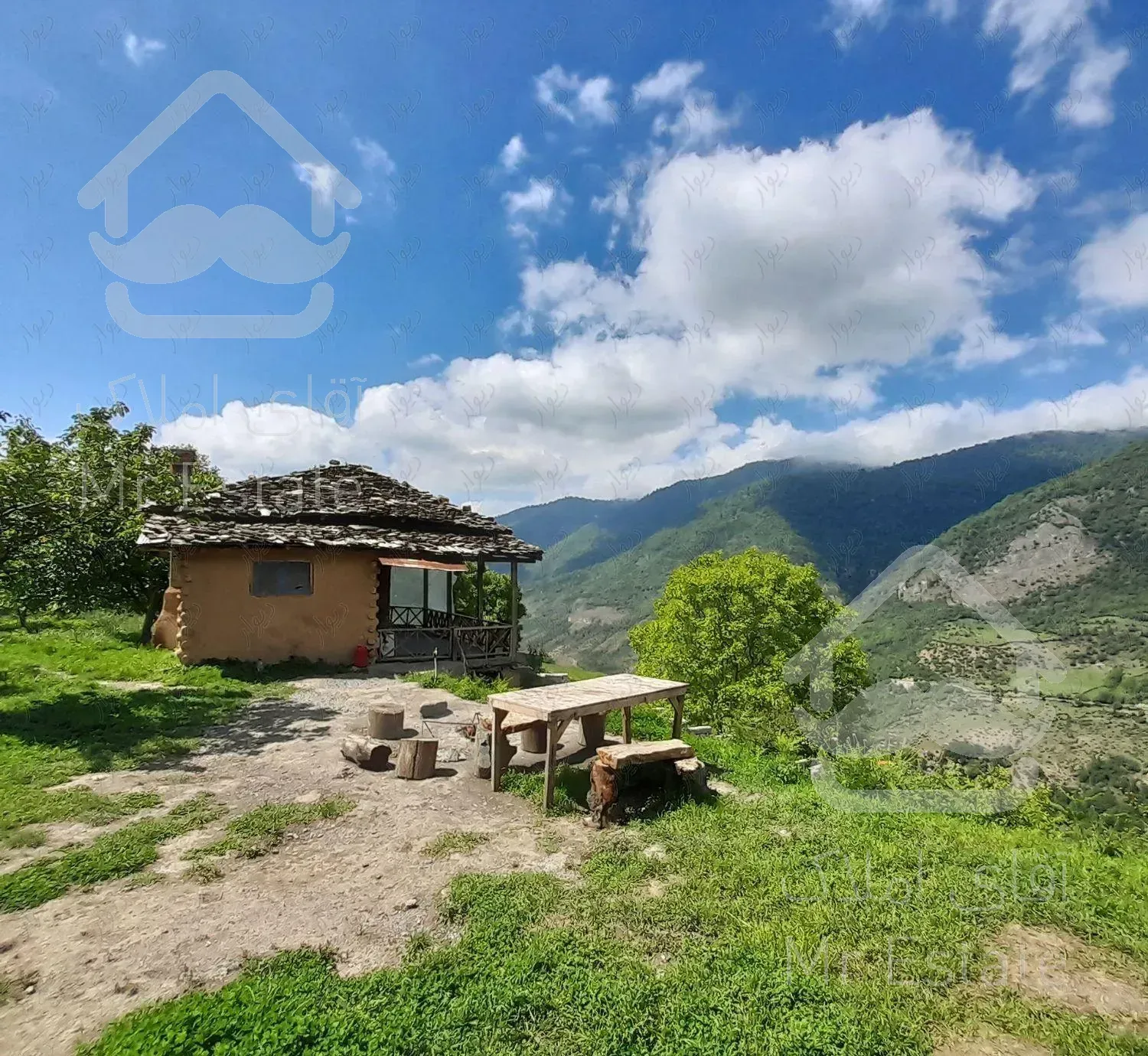 ویلا جنگلی دربست با ویوی جنگل و کوهستان