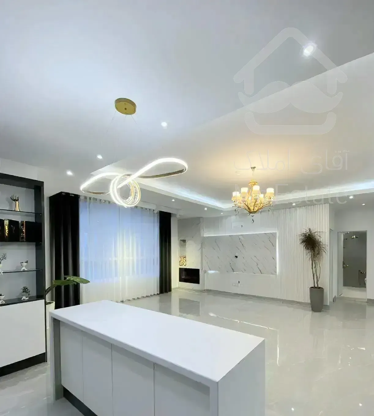 آپارتمان نقلی سند دار/50m/دیزاین لوکس/غرق نور