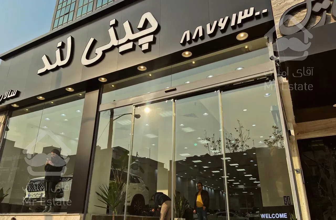 درب اتوماتیک شیشه ای تلسکوپی ۳ لت متحرک فریم لس