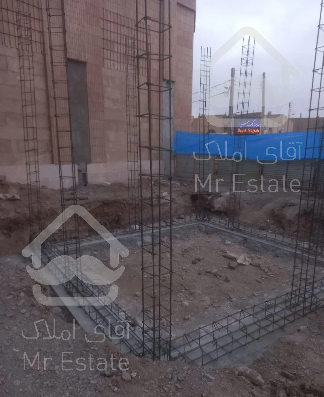 آرماتوربندی استخر شناژی فونداسیون دیوارحصیری وصفحه