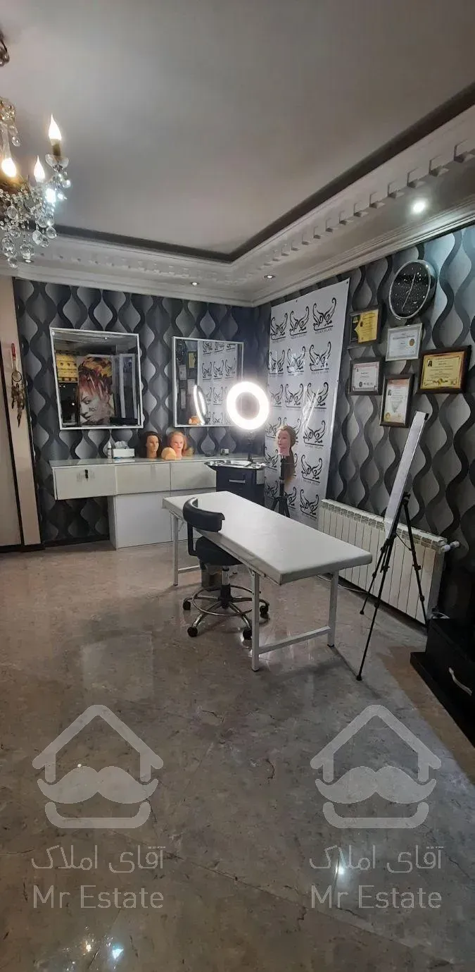 رهن و اجاره تهران املاک اداری تجاری سعادت آباد 50 متر موقعیت اداری خیابان حافظی مناسب آرایشگاه