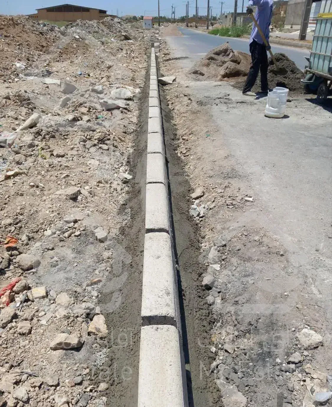 جدول و کفپوش کاری اجرا