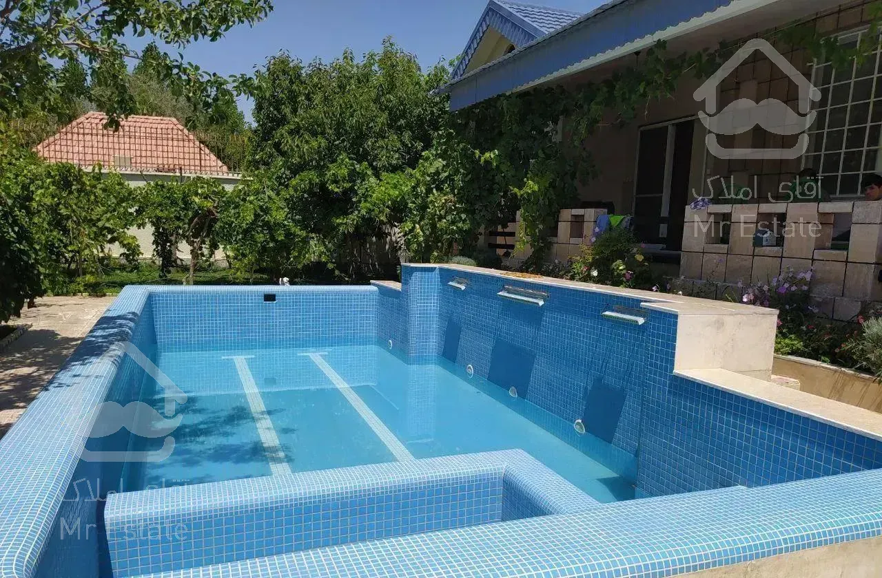 باغ ویلا استخر سرپوشیده آبگرم زیبا 1000م همکف 250م