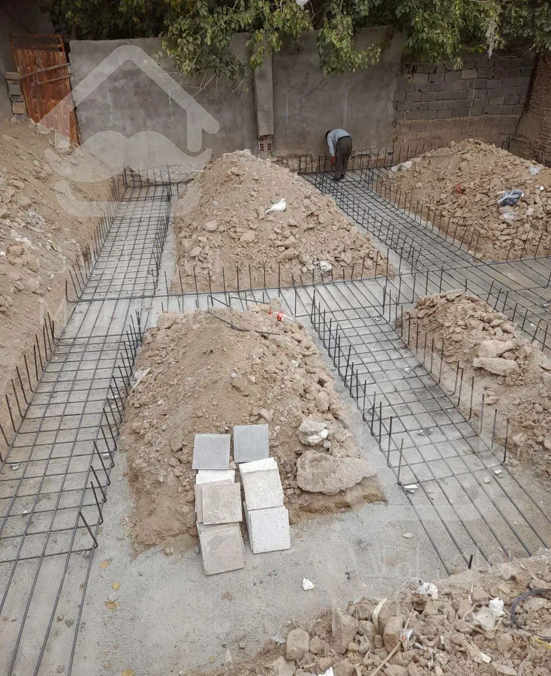 طبق قراداد تاییدیه مهندسی آرماتوربندی،فونداسیون