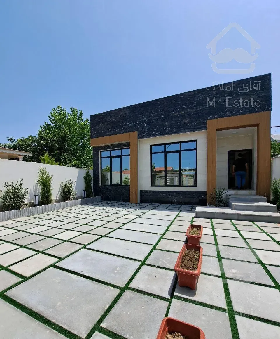 ویلا نما مدرن در قلب زیباکنار