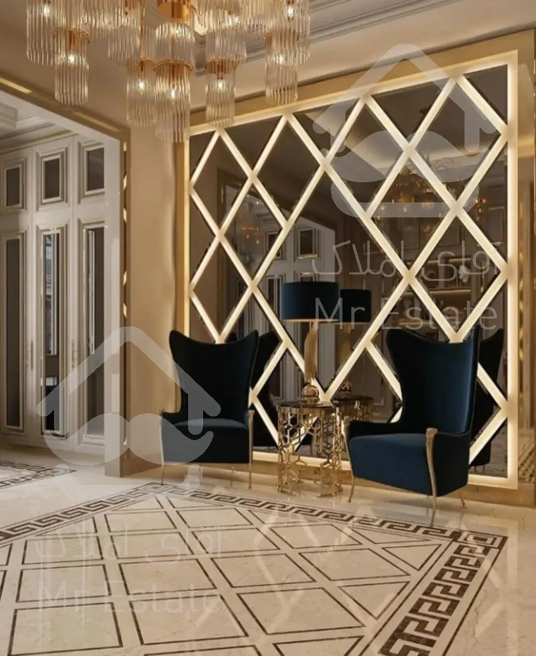 برج کم واحد واعیانی ۲۳۶ متری /مشاعات آبی/روف گاردن/سازه حاج رحیم قربانی