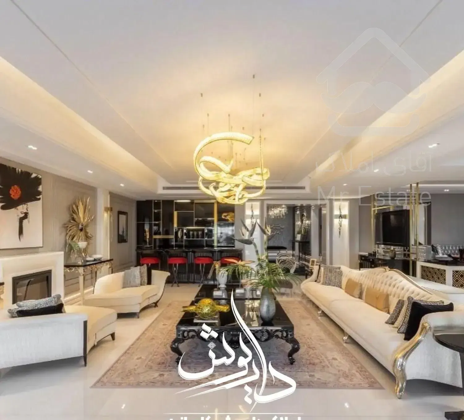 ۲۲۶متر رویایی در کامرانیه شمالی/برج‌باغ برند و خاص