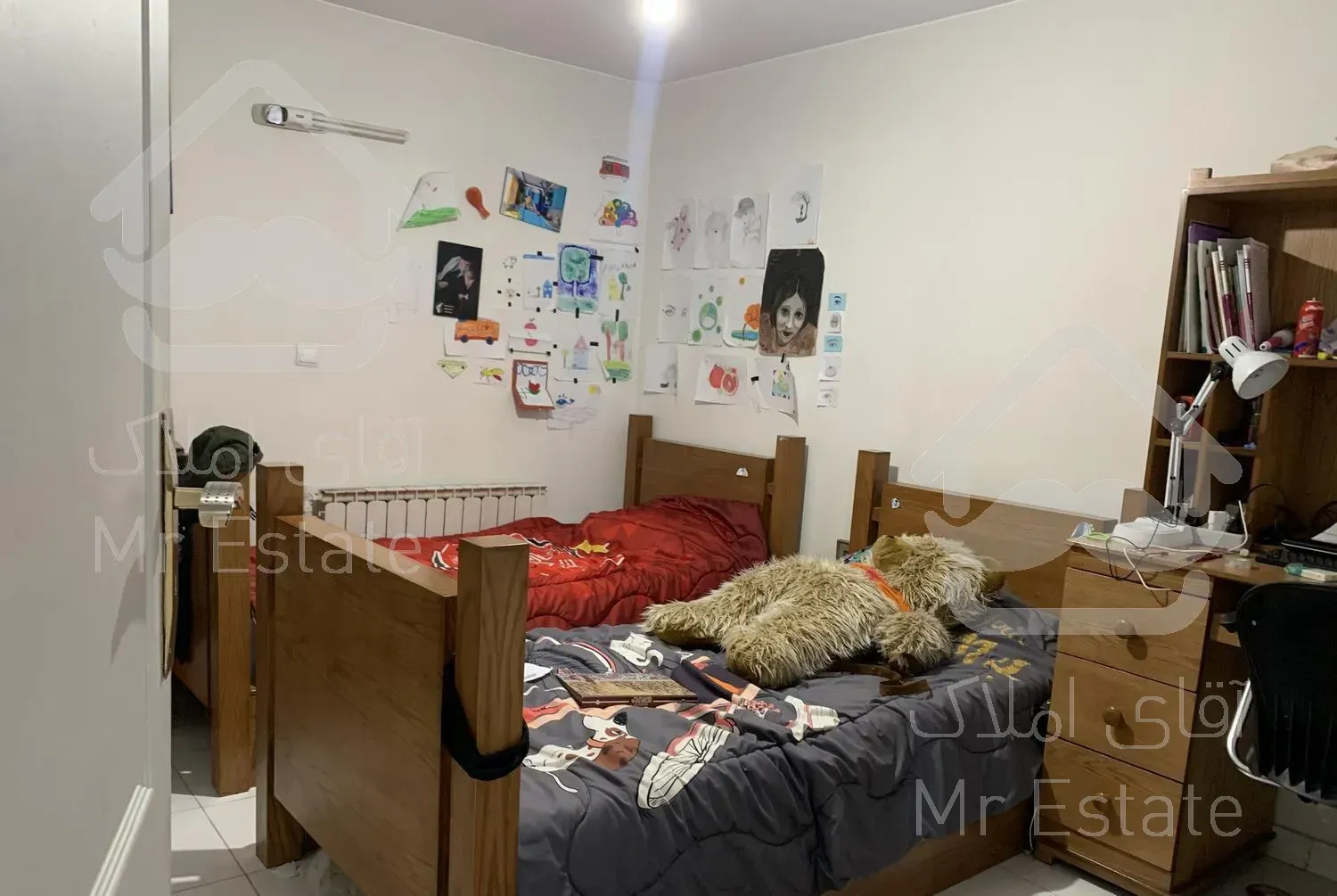 ۱۰۰ متر ۳ خواب خوش نقشه دهکده المپیک شهرک چشمه