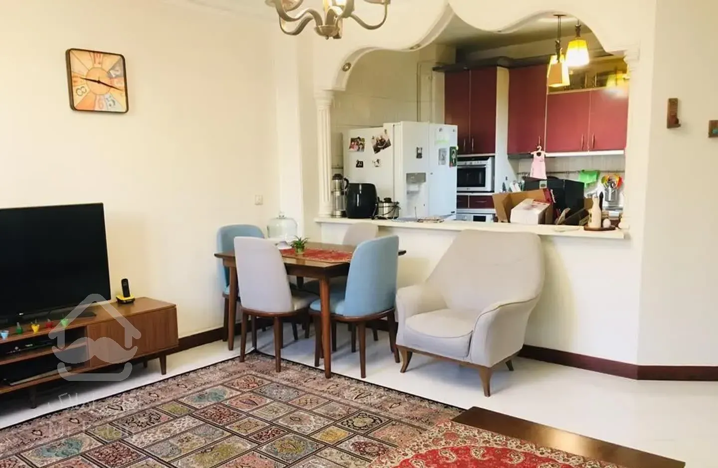 62متر۲خواب/سالن پرده خور/آکواریوم/جنت آباد مرکزی