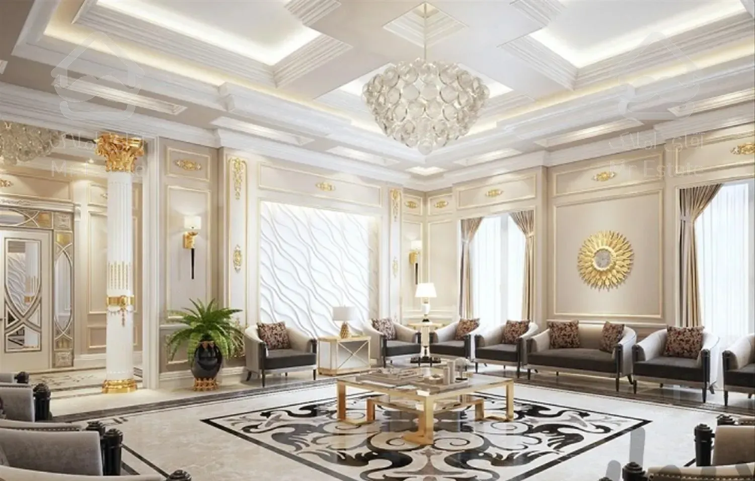 آپارتمان ۱۴۵ متری دو خوابه فرهنگ شهر