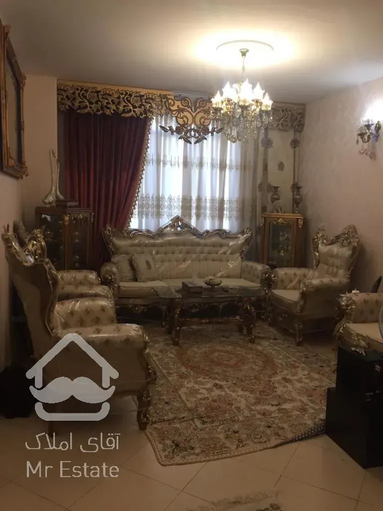 ۷۲متر ۲خواب ۳ساله سالن پرده خور احمد کاشانی